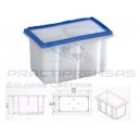 MOLDE RECTANGULAR CON TAPA O,5 KG 