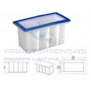 MOLDE RECTANGULAR CON TAPA 2 KG
